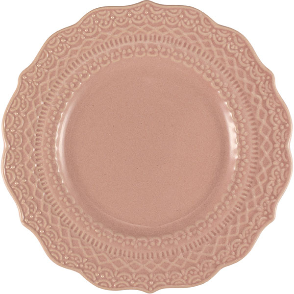 картинка Тарелка D=15,H=2см.«Скалистос» пирожковая керамика розов. 