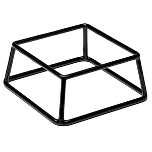 картинка Подставка для фуршетн.блюд H=8,L=18,B=18см черный металл 