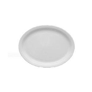 картинка Блюдо овальное L=25см. белый«Америка» фарфор 
