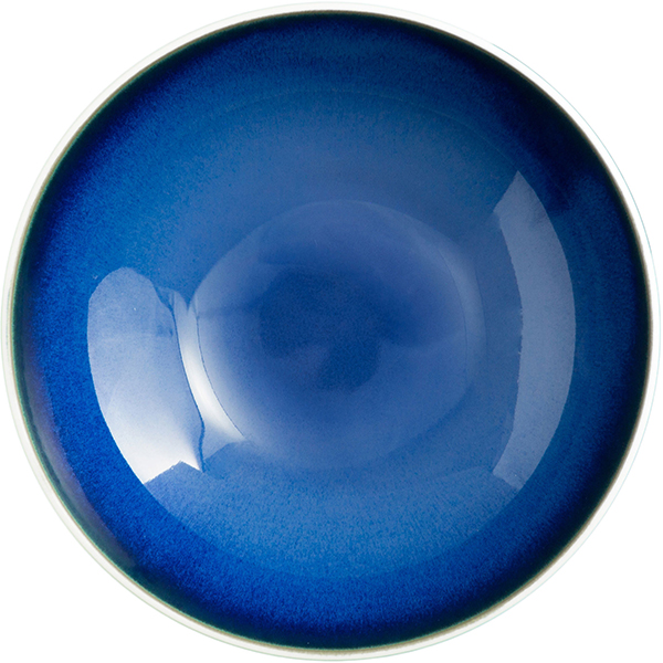 картинка Салатник 0,95л.D=21,H=60мм.«Абиссос» фарфор белый,синий 