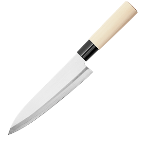картинка Нож кухонный L=30/18,B=4см.«Киото» двусторонняя заточка 