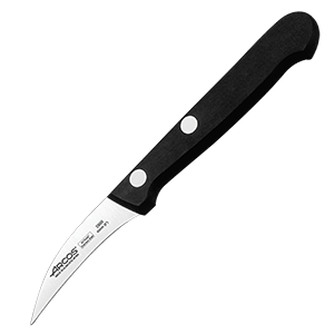 картинка Нож для чистки овощей и фруктов L=162/60,B=15мм «Универсал» черный 