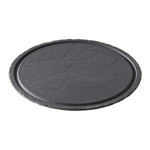 картинка Блюдо круглое D=30,H=1см черный «Базальт» фарфор 