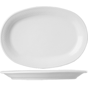 картинка Блюдо овальное H=3,L=40.5,B=29см «Портофино» белый 