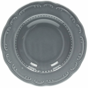 картинка Тарелка глубокая 300мл D=23,H=3.5см «В.Виена Шарм» серый 