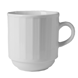 картинка Чашка чайная 250мл. D=8.5,H=7,L=10.5,B=8.5см.«Эвита» фарфор белый 