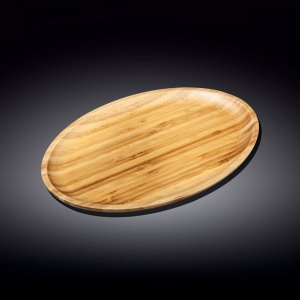 картинка Блюдо для подачи овальн. 30,5*20,5 см, бамбук Wilmax 