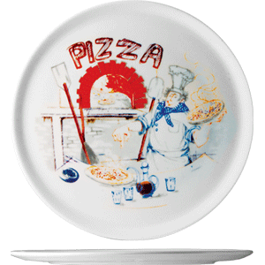 картинка Блюдо для пиццы D=32см.с рисунком «Чинция» роспись 