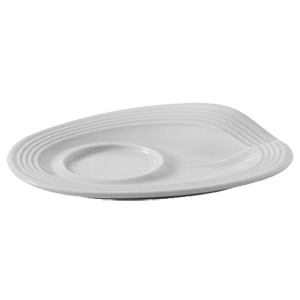 картинка Блюдце L=13,B=10см белый «Фруассэ» фарфор 