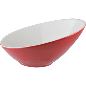 картинка Салатник 600мл D=21.5,H=9см «Фиренза ред» красный,белый 