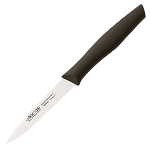 картинка Нож для чистки овощей и фруктов L=10см «Нова»черный 
