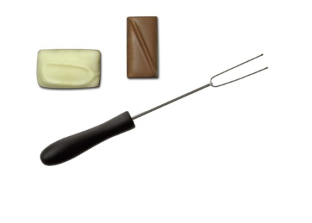 картинка Вилка для шоколада (фондю) треугольная 19 см. 