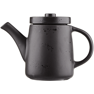 картинка Чайник конический 0,5л «Оникс» керамика черный 