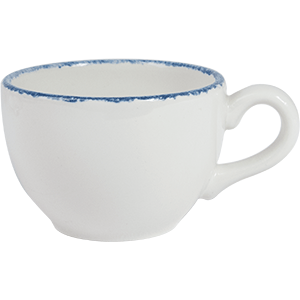 картинка Чашка чайная 225мл  белый,синий «Блю дэппл» фарфор 