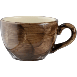 картинка Чашка кофейная 85мл D=6.5,H=5,L=8.5см «Пепперкорн» коричнев.,бежев. 