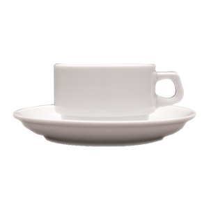 картинка Чашка чайная 200мл D=8,H=5,L=11см белый «Кашуб-хел» фарфор 