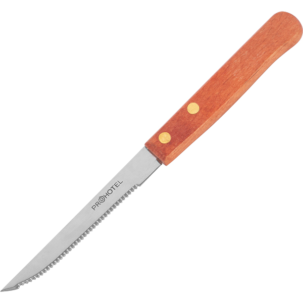 картинка Нож для стейка L=20/10см.сталь нерж.,дерево 