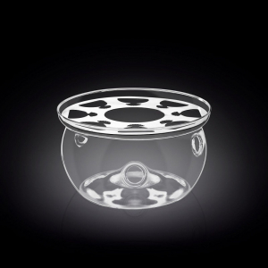 картинка Подставка для подогрева чайника 13*7 см.стеклянная Thermo Glass Wilmax 