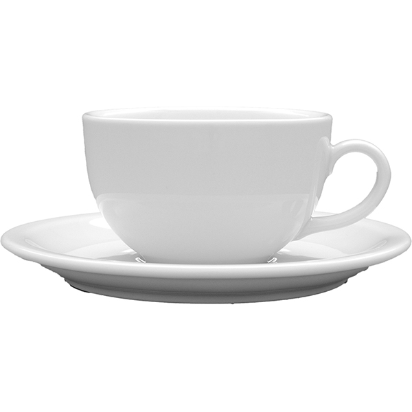 картинка Чашка чайная 350мл белый «Америка» фарфор 
