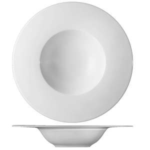 картинка Тарелка для пасты 450мл. D=27/15,H=5см.«С-Класс» фарфор белый 