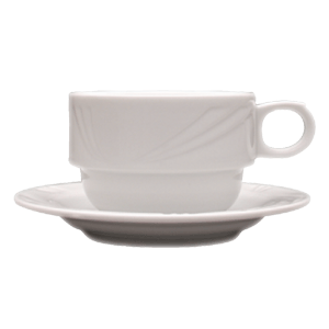 картинка Чашка чайная 180мл D=7.5,H=6.5,B=11см белый «Аркадия» фарфор 