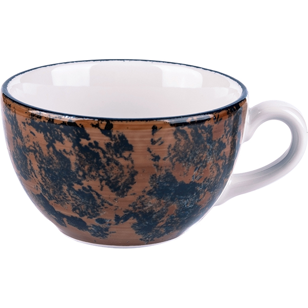 картинка Чашка чайная 280мл.«Аида» фарфор коричнев. 