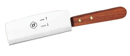картинка Нож для сыра 125/240 мм. с дерев. ручкой Tellier 