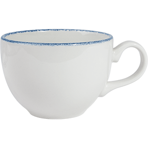 картинка Чашка чайная 450мл белый,синий «Блю дэппл» фарфор 
