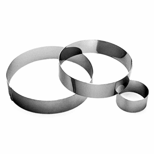 картинка Кольцо кондитерское D=140,H=45мм сталь нерж. металлич. 