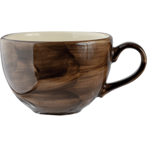 картинка Чашка чайная 340мл D=10,H=7,L=12.8см «Пепперкорн» коричнев.,бежев. 