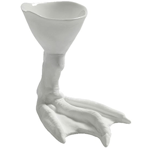картинка Подставка для яйца D=5,H=9см Утиная нога, белый 