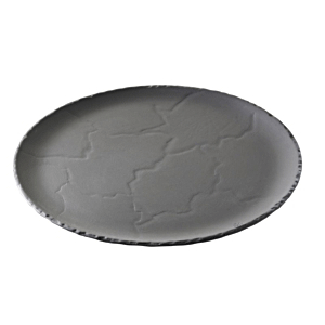 картинка Блюдо для пиццы D=28.5см черный,матовый «Базальт» фарфор 