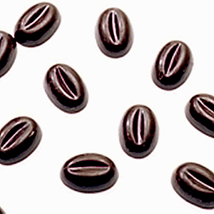 картинка Форма для шоколада L=17,B=12мм «Коф.зерно» [104шт] 