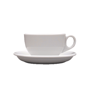 картинка Чашка чайная 200мл D=10,H=6,L=12.5,B=10см белый «Америка» фарфор 