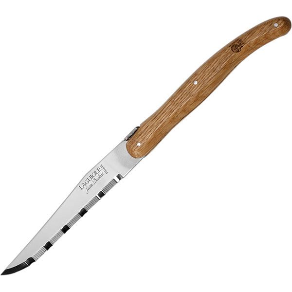 картинка Нож для стейка L=230/110,B=17мм.сталь нерж.,дуб 