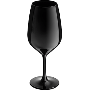 картинка Бокал для вина 420мл «Тэстер» стекло,черный 