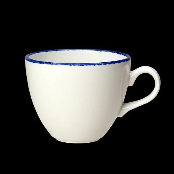 картинка Чашка чайная 170мл белый, синий «Блю дэппл» фарфор 