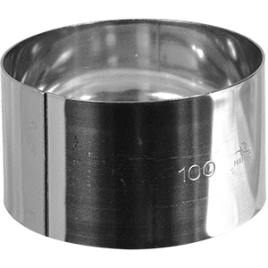 картинка Кольцо кондитерское D=100,H=60мм сталь нерж. 