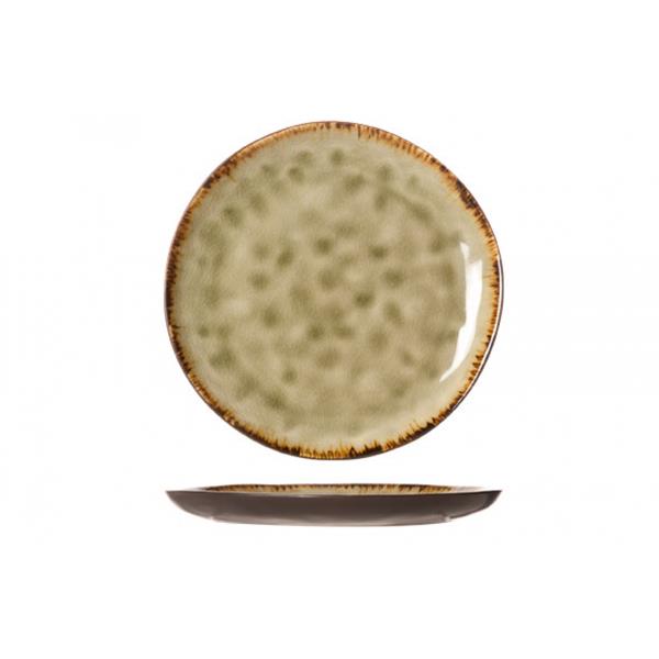 картинка Тарелка десертная, круглая, Ø 20,2*Н2 см, фарфор, покрытие - глазурь,Mossa 