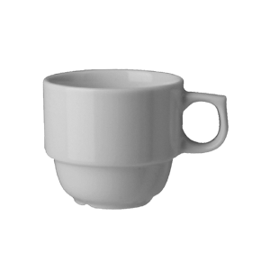 картинка Чашка кофейная 110мл. D=6,H=5.5,L=8.5см.«Прага» фарфор белый 