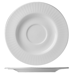 картинка Блюдце D=12.5,H=1.5см.«Эвита» фарфор белый 