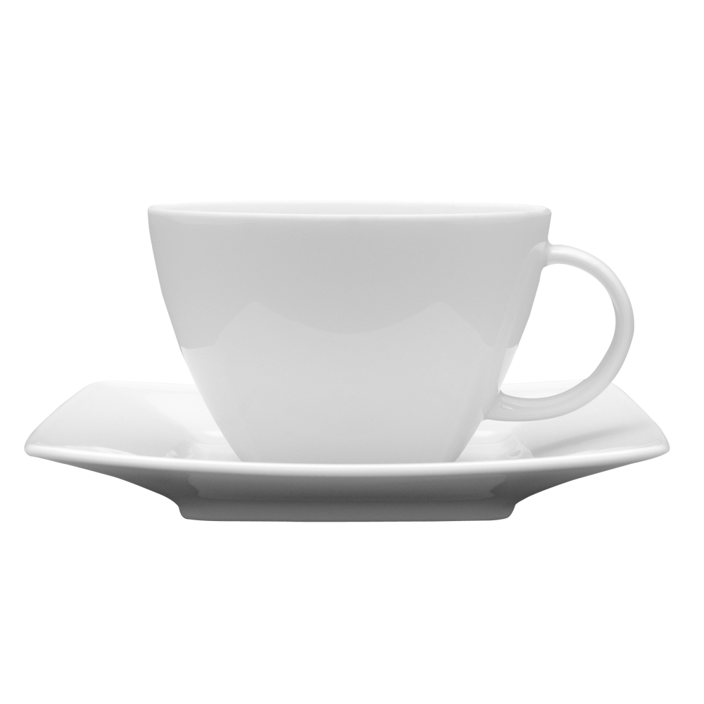 картинка Чашка кофейная 90мл D=6,H=5.5,L=7.5см белый «Виктория» фарфор 