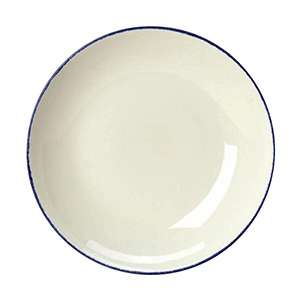 картинка Тарелка пирожковая D=15.3см белый,синий «Блю дэппл» фарфор 