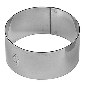 картинка Форма для выкладки/выпечки D=5,H=4,L=24см «Круг» [6шт] сталь нерж. 