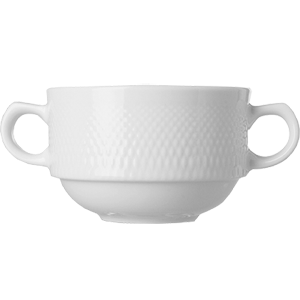 картинка Бульонная чашка 360мл D=10.5,H=7,L=11.5см «Портофино» белый 