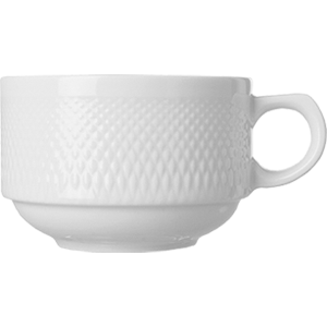 картинка Чашка кофейная 170мл D=8,H=5.5,L=10.5см «Портофино» белый 