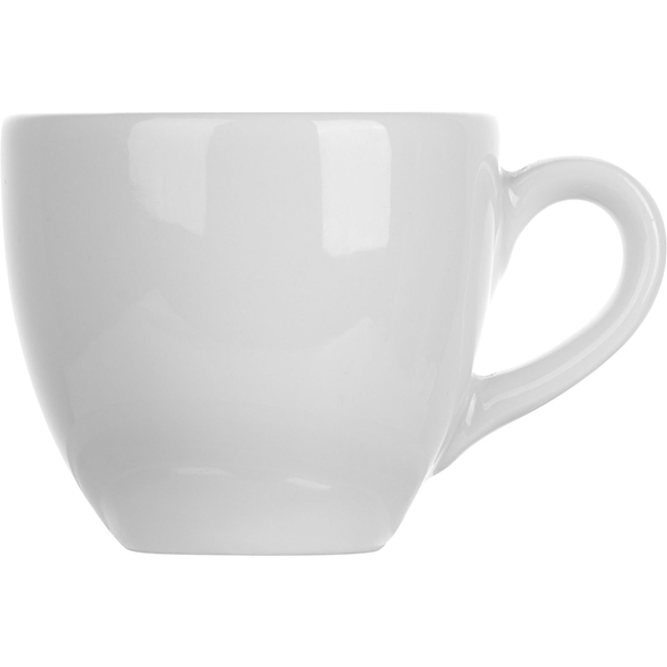 картинка Чашка кофейная 80мл.D=6,H=5,L=9см.«Аида» фарфор белый 