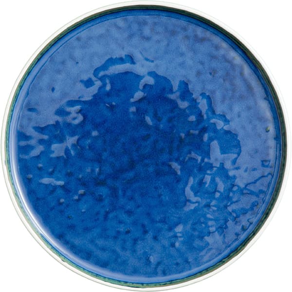картинка Тарелка D=27,5см.«Абиссос» мелкая фарфор белый,синий 