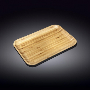 картинка Блюдо для подачи прямоуг. 20,5*10 см, бамбук Wilmax 