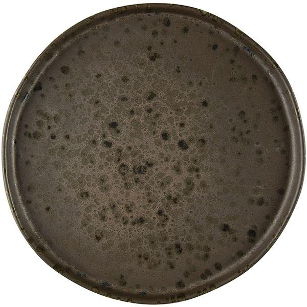 картинка Тарелка D=20,5см.«Фобос» мелкая керамика коричнев. 
